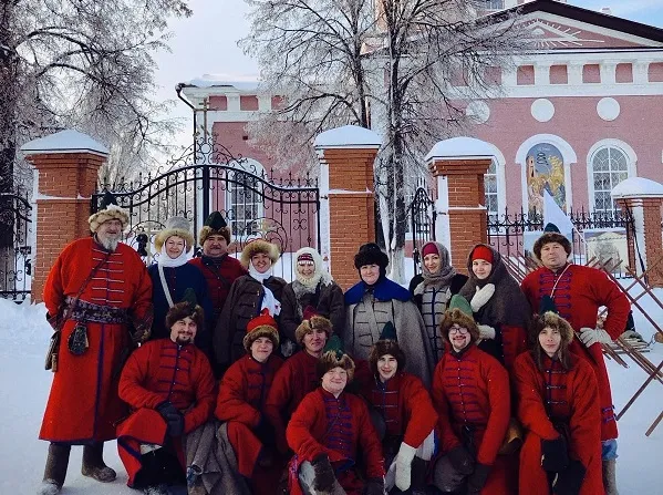 «Бирские стрельцы» Уфимского университета на Рождество открыли гастрономический фестиваль